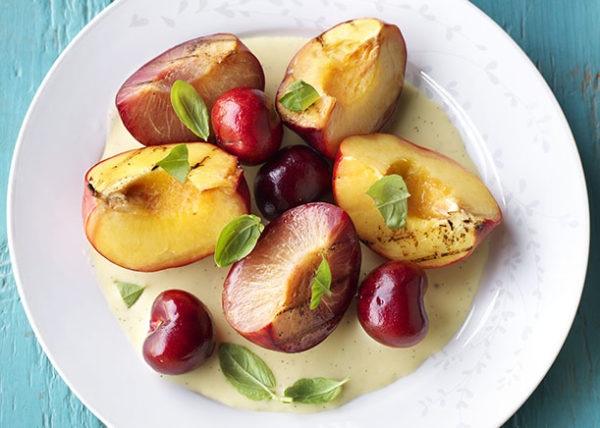 Grilled Stone Fruit styled by Toronto food stylist and recipe developer Marianne Wren